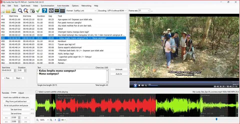 Jasa Subtitle Thai to Bahasa Indonesia - Subtitle, Profesional, Bergaransi