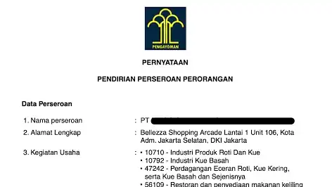 Jasa Terima Pendirian PT Perorangan Lengkap dengan NIB, NPWP dan akses OSS - Pendirian Usaha, Profesional, Bergaransi