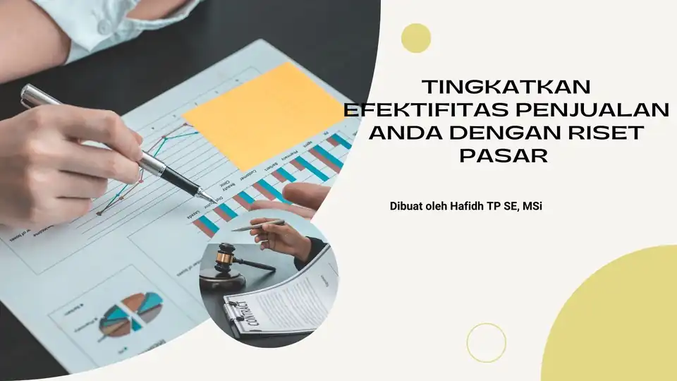 Jasa TINGKATKAN EFEKTIFITAS PENJUALAN ANDA DENGAN RISET PASAR (Free Consultation) - Riset Pemasaran, Profesional, Berga
