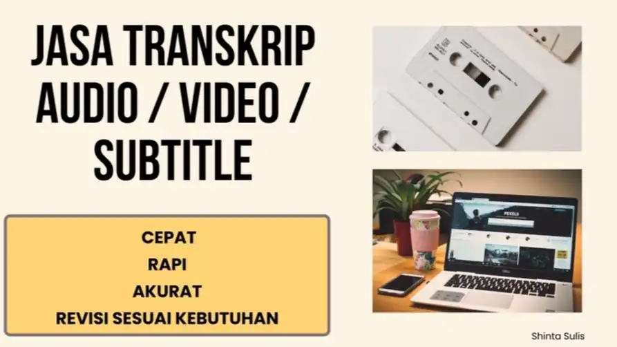 Jasa TRANSKRIP AUDIO & VIDEO TO TEXT (EXPRESS) - Transkripsi, Profesional, Bergaransi