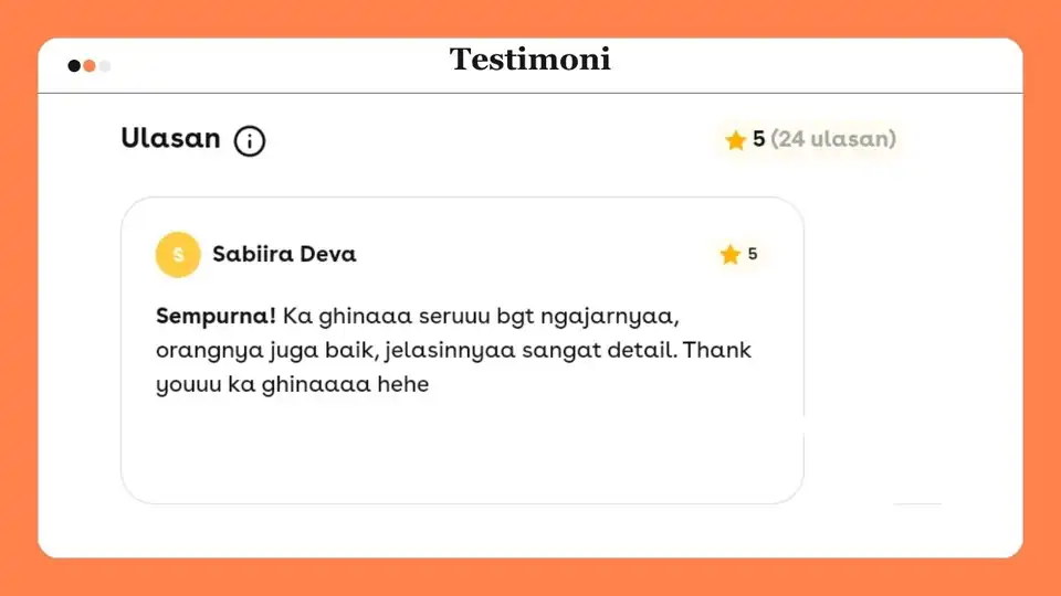 Jasa Tutor Mengajar Akuntansi, Manajemen, Ekonomi, Pajak & Bisnis - Kursus Online, Profesional, Bergaransi
