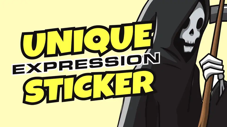Jasa Unique Expression Sticker - Stiker LINE, Profesional, Bergaransi