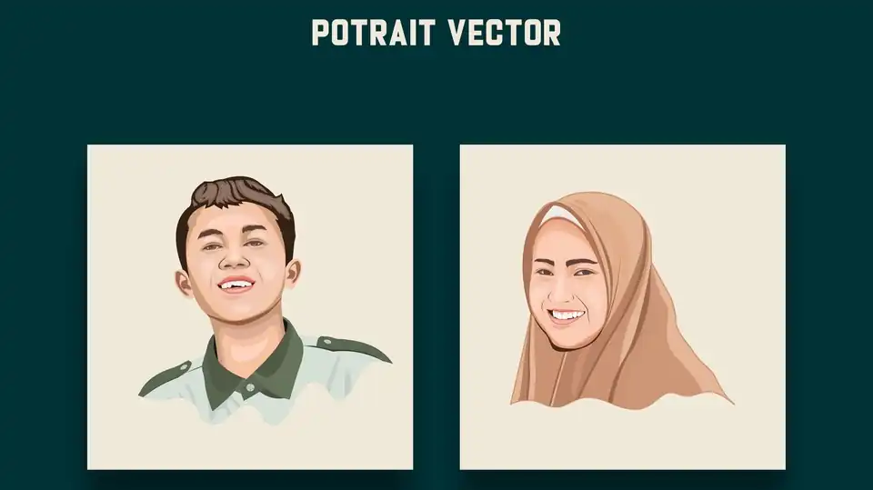 Jasa VECTOR FACE DESIGN - Vektor, Profesional, Bergaransi
