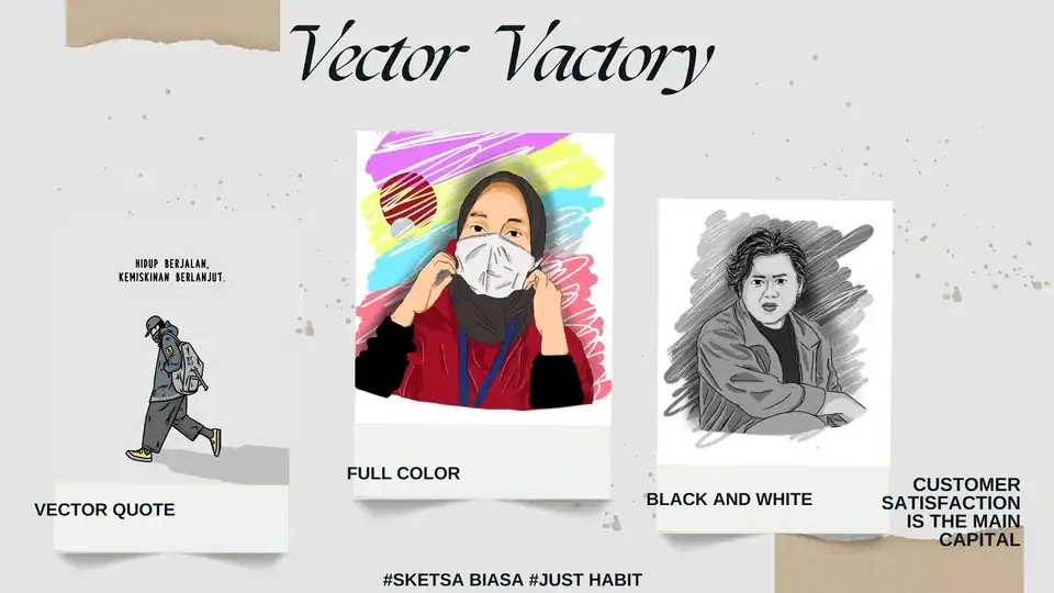 Jasa vector vactory - Gambar dan Ilustrasi, Profesional, Bergaransi
