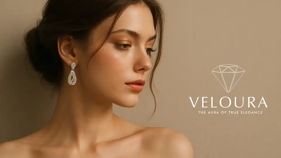 Jasa Veloura – Luxury Diamond Brand Identity Creation - Desain Corporate Identity, Profesional, Bergaransi