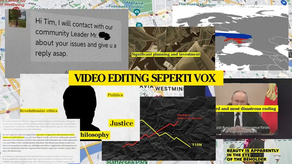 Jasa Video Editing Dokumenter, Youtube seperti Vox - Video Editing, Profesional, Bergaransi