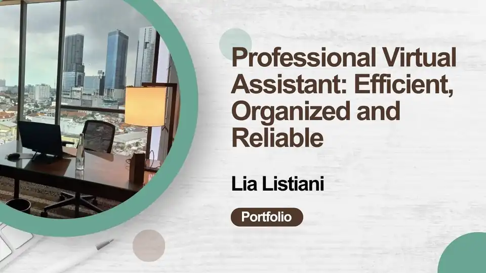 Jasa Virtual Assistant Generalist : Efisien, Teratur, dan Andal - Sekretaris, Profesional, Bergaransi