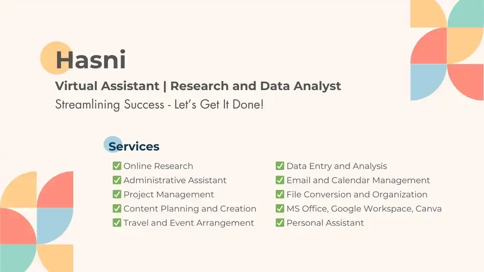 Jasa Virtual Assistant | Online Research | Administrative and Personal Assistant - Sekretaris, Profesional, Bergaransi