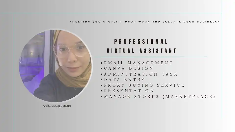 Jasa Virtual Assistant Profesional l Buying Service - Sekretaris, Profesional, Bergaransi