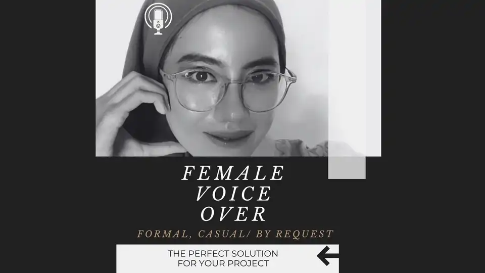 Jasa Warm and Natural Female Voice Over for Any Project - Voice Over AI, Profesional, Bergaransi