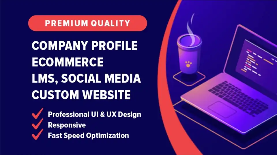 Jasa Website Company Profile, eCommerce, LMS, Sosmed & Custom Website dengan Professional Web Design - Web Development,
